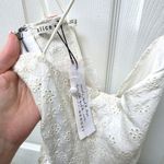 Alice + Olivia NWT Fae White Eyelet Mini Dress 10 Photo 5