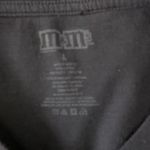 M&Ms New York Crewneck T Shirt L Blue Short Sleeves Snack Tee American Flag Size L Photo 5