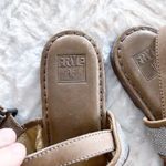 Frye Phillip Buckles Slate Cotton Twill Slingback Sandal Photo 2