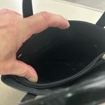 Esprit  Glossy Black Tote Bag Vintage nice & clean Photo 4