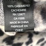 360 Cashmere  Cozy Gray Ombré Leopard Open Front Cardigan Sweater Photo 9