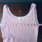 Able Los Angeles Pink Ethical Fringe Knit Dress Tank Top Sleeveless Size Small S Photo 3
