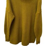 American Apparel  Cableknit Cowlneck Sweater in Dirty Gold Comfy Holiday OS Photo 5