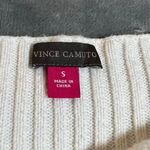 Vince Camuto Crewneck Knit Tunic Sweater Size Small Preppy Casual Pullover Cozy Photo 2
