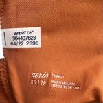 Aerie  Waffle Scalloped Tie Longline Triangle Bikini Top Canyon Creek Extra Small Photo 9