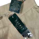 Ralph Lauren NWT Lauren  100% Linen Trousers 16W Tan Khaki Beige Pant Euro Summer Photo 10