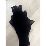 4 Pairs Brown Black Women Five Finger Toe Dress Ankle Socks Solid One Size Gray Photo 2