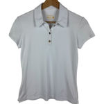 Lilly Pulitzer  Luxletic Polo Shirt‎ Sz XS White Performance Athletic Golf Tennis Photo 0