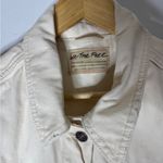 We The Free  Large Cream Over Sized Jean‎ Jacket Photo 2