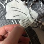 Clothes by kvp. Ingrid Robe in Calla Lily S/M linen robe top Black Photo 9