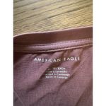 American Eagle  Women Size XS Babydoll Tiered‎ Short Sleeve Shirt Stretch Flowing Photo 2