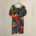 Bali  Hawaiian Tropical Floral Dress Size 6 Resort Wear Maximalist Bold New Photo 1