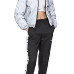 Nike Women’s Black Windrunner Tear-Away Track Snap Pants Size Small 29” Inseam Photo 0