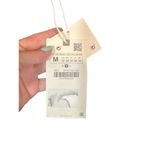 ZARA  Dark Gray Short Sleeve Cozy Pullover Knit Sweater Women Sz M Photo 7