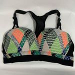 Heavy Padded Sport Bra Small Orange Photo 0