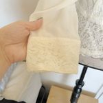 Evan Picone Blouse Sz 12 Petite Floral Collar Lace Romantic Victorian Coquette Photo 6