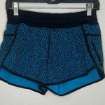 Lululemon Tracker Short Scatter Star Blanket Blue/Black Size 6 Photo 0