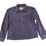 Urban Outfitters Purple Corduroy Jacket Button Front Women's Small 100% Cotton Photo 0