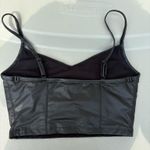 Aerie OFFLINE by  Pleather Top Photo 1