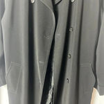 Gallery  Trench Coat Vintage Plus Size Black Retro Size 14 Photo 2
