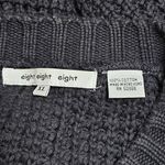eight eight eight  Black Chunky Fouble Breasted Cardigan Size XL Photo 4