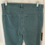 Loft  Skinny Ankle Mid-Rise Jeans in Muted Green Photo 2