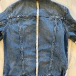 Madewell   Women’s Jeans Botton Down Jacket Size M Blue 100% Cotton Photo 6
