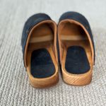 Sanità Black Suede Brass Studded Wood Clog Mule Size 37 Photo 6