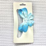 NWT Blossom Blue Gradient Rhinestone Gem Bow Coquette Cute Hair Clip Photo 2