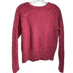 Gap  Women's Pink Cable Knit Pullover Sweater Size M Casual Fall Photo 3