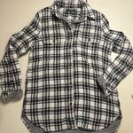 Madewell black white checkered large button up Photo 0