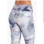 Marika Sport Purple Ash Stormy Sky Watercolor Print Yoga Athletic Leggings M Photo 5