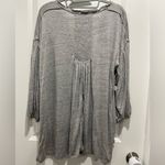 Free People  Just a Henley Top Heather Grey Photo 4