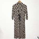 April Cornell VTG 90s Maxi Dress Dark Gothic Floral Rayon 3/4 Sleeves Womens S Photo 4