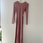 Reformation NWT Kinsley Pink Sparkle Maxi Dress Photo 6