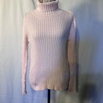 Tommy Hilfiger  Light Pink Ribbed Turtleneck Sweater blouse Photo 1