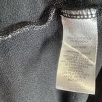 89th and Madison  black leather trimmed short sleeve keyhole top size XL Photo 5