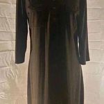 Karin Stevens  Brown Long Sleeve Sheath Dress Photo 0