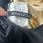 MiracleSuit  One Piece Swimsuit Size 16 Black Ivory Striped Sculpting Control Photo 2