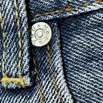 Unif Denim Shorts Women’s 28 High-Rise Raw Hem Grunge Y2K Distressed Photo 5