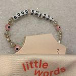 Little Words Project Bracelet Good energy white pink bead fashion jewelry New Photo 1