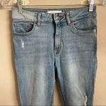 DL1961 Farrow Insta Slim Distressed Ankle Raw Hem Denim Jeans Photo 2