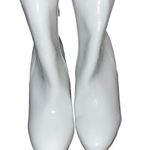 Pretty Little Thing White Croc Bethati Ankle Boots Photo 5