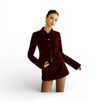 CoMMENSE Velvet Lapel Short Blazer
COLOR Photo 1