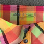 Slazenger Slazenga golf pink, orange, yellow plaid shorts, size 0 Photo 2