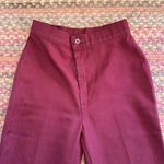 Levi's 60s/70s VINTAGE MAROON HIGH RISE TROUSER PANTS Photo 1