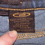 Bongo Flirty Bootcut Jeans Women 9 Blue Brown Metallic Original Comfort Cowgirl Photo 6