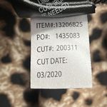 Torrid Cheetah Leopard Print Cap Sleeve Button Up Top Blouse Shirt Size 1 Photo 2
