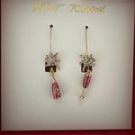 Betsey Johnson Champagne Earrings Photo 2