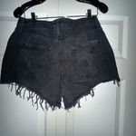 Forever 21 Black Distressed Jean Shorts Photo 2